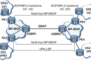 企业级安全高效网络连接，跨域MPLS VPN解决方案