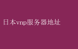 畅游日本网络新选择，揭秘高效安全的日本VPN服务器,日本vpn服务器,第1张